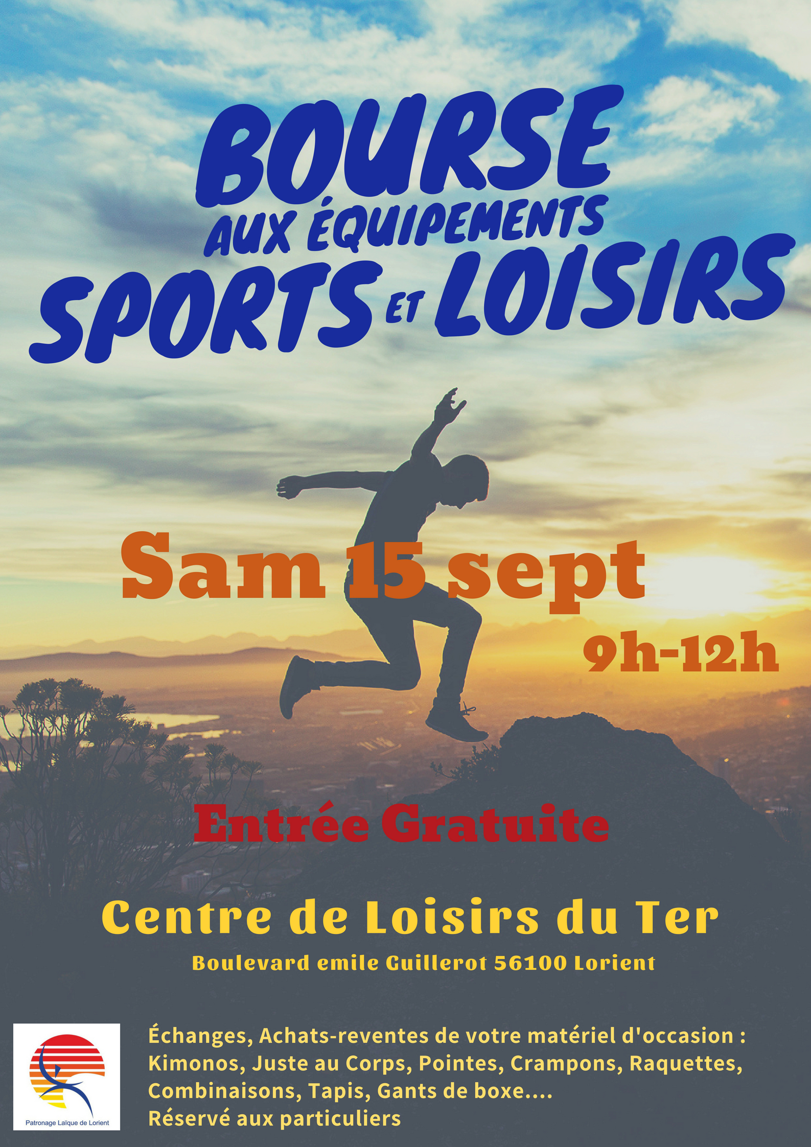 AFFICHE BOURSE SPORTS LOISIRS